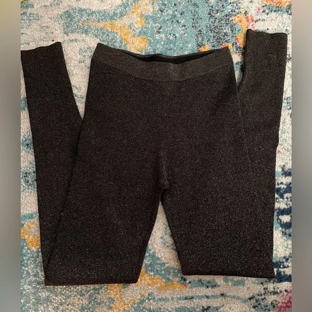 J. McLaughlin Leggings w/Metallic Flecks S
